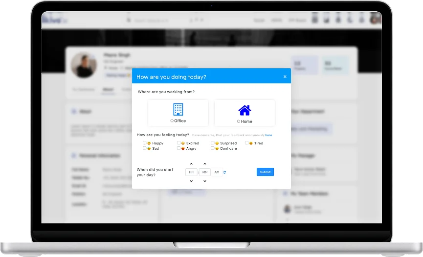 Work from Home Interface